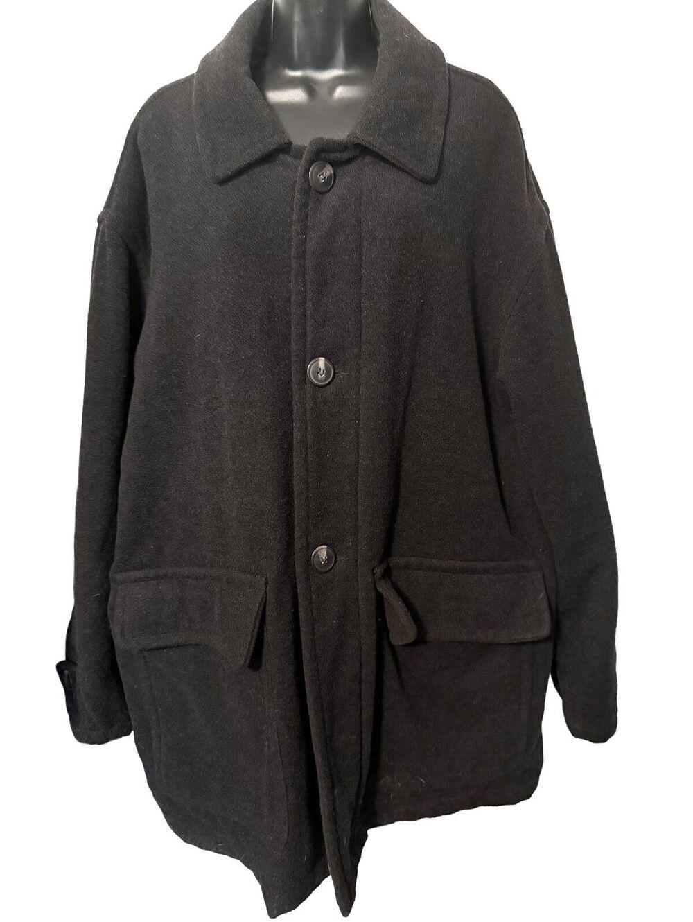 Azia Wool Coat Size Lg.